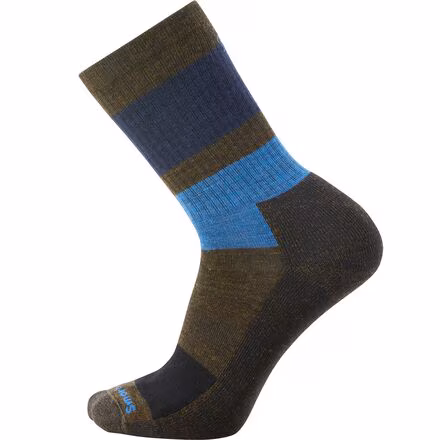 Everyday Blocked Stripe Crew Sock