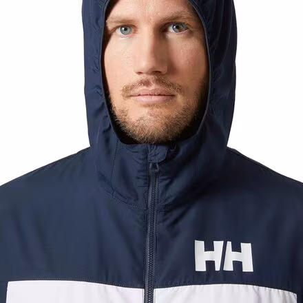 Salt Stripe Windbreaker Jacket - Men's