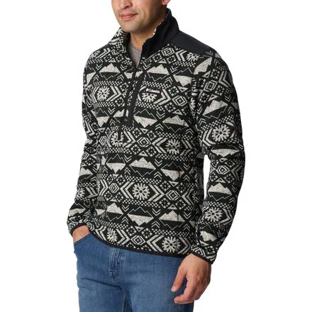 Sweater Weather II Printed 1/2-Zip Fleece - Men's