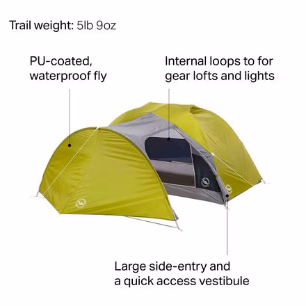 Blacktail 2 Hotel Tent: 2-Person 3-Season