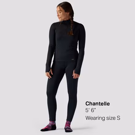 Lightweight Poly 1/4-Zip Baselayer Top - Women's