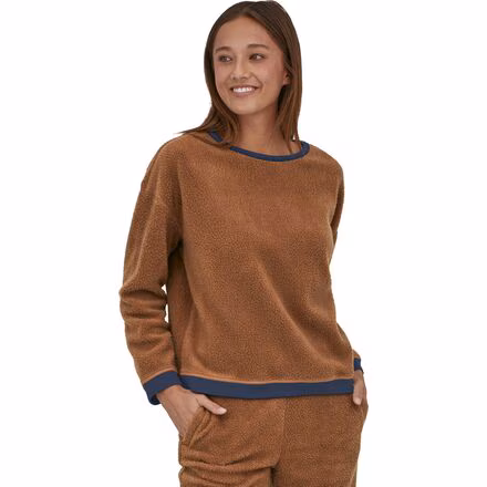 Shearling Crew-Neck Sweater - Women's