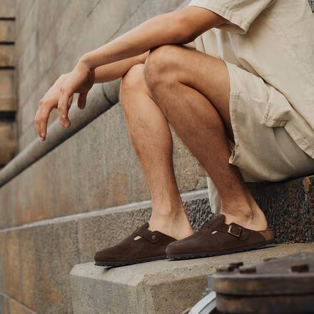 Boston Soft Footbed Leather Clog - Men's