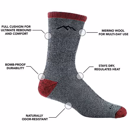 Mountaineering Micro Crew Extra Cushion Sock - Men's