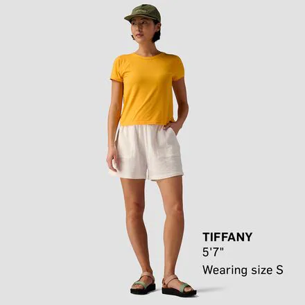 Cotton Gauze Short - Women's