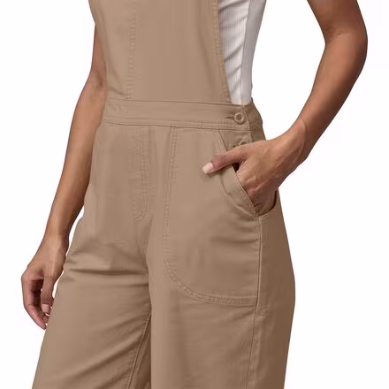Stand Up Cropped Overalls - Women's