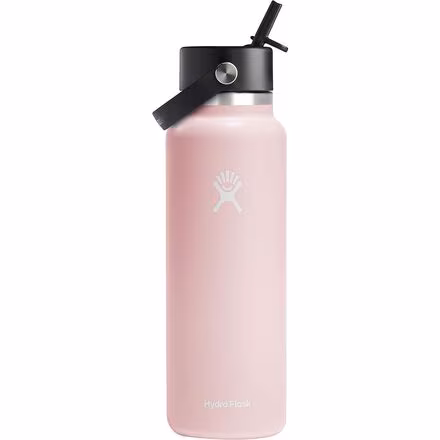 40oz Wide Mouth Water Bottle + Flex Straw Cap