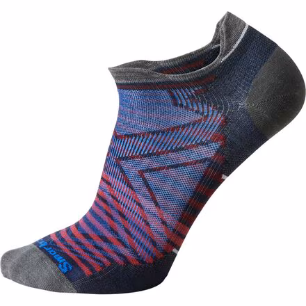 Run Zero Cushion Low Ankle Pattern Socks
