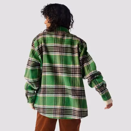 Flannel Shirt Jacket - Women's