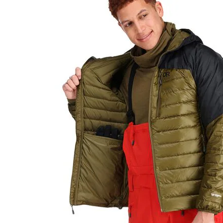 Helium Down Hooded Jacket - Men's
