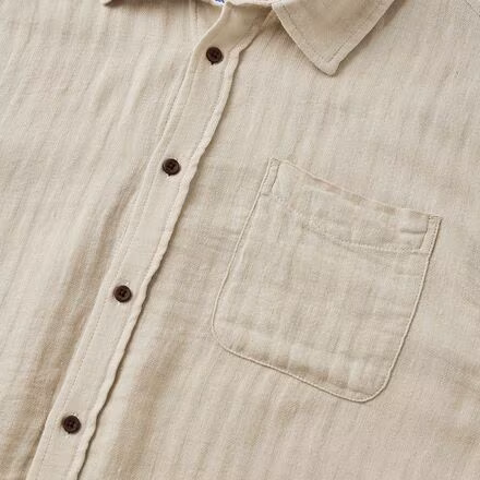 Alan Solid Short-Sleeve Shirt - Men's