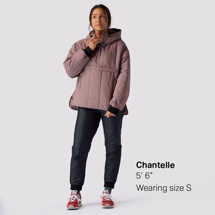 Quilted 1/2 Snap Pullover - Women's