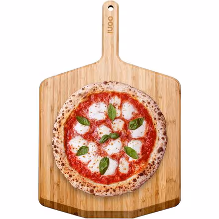 12in Bamboo Pizza Peel & Serving Board