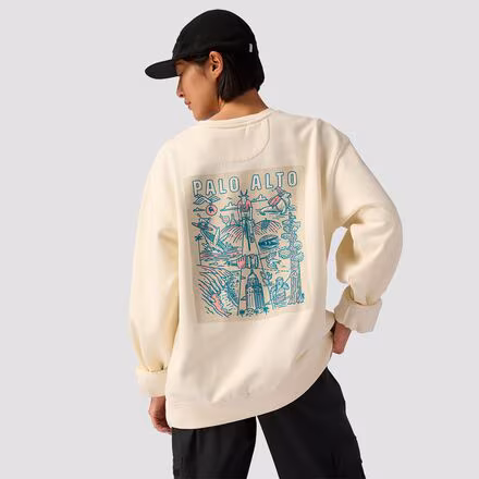 Palo Alto Poster Crew Sweatshirt