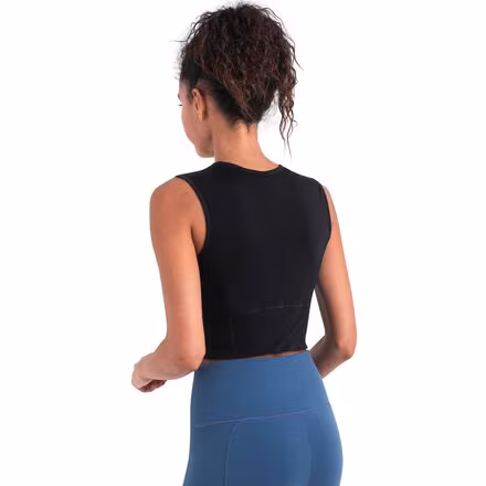 125 ZoneKnit Merino Energy Wind Cropped Bra-Tank - Women's