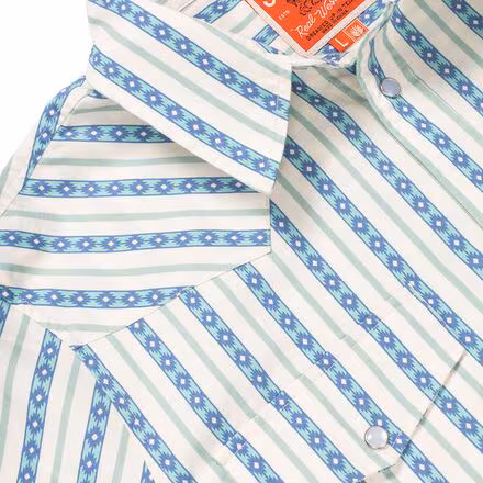 Serape Pearl Snap Short-Sleeve Shirt - Men's