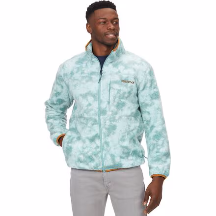 Aros Printed Fleece Jacket - Men's
