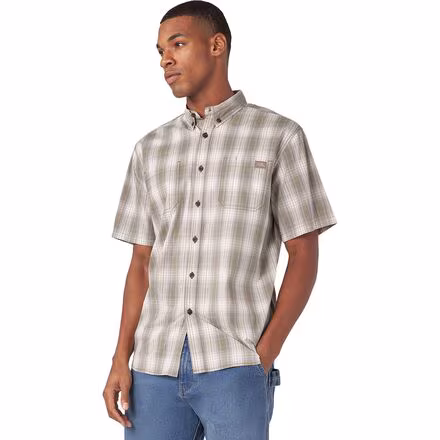 Flex Plaid Short-Sleeve Shirt - Men's