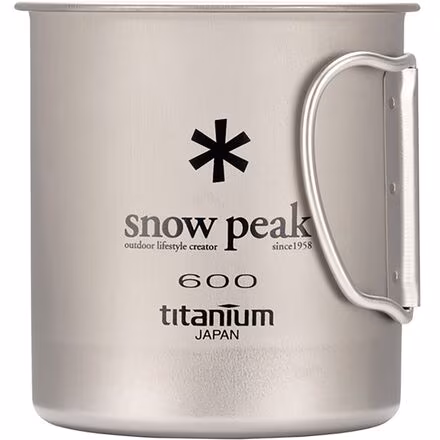 Titanium Single Wall Cup 600