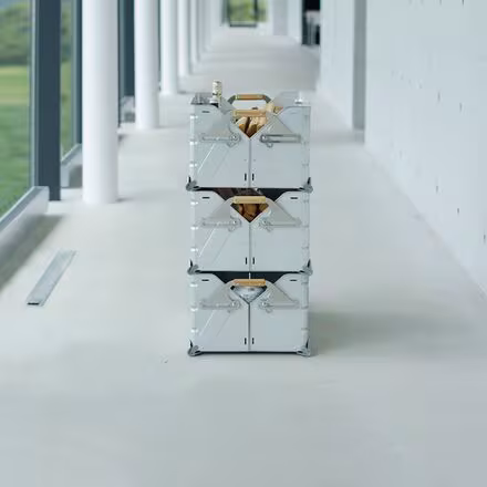 Stacking Metal Shelf Container