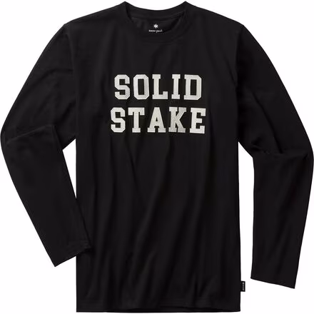 Solid Stake Felt Logo Long-Sleeve T-Shirt - Men's