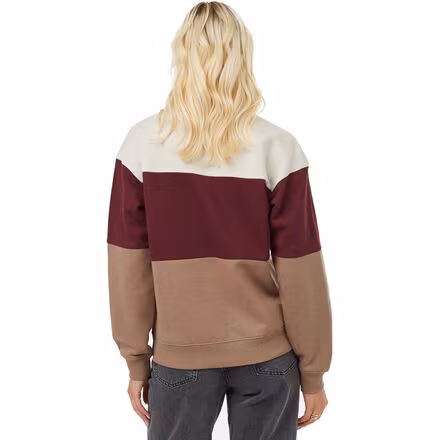 TreeFleece Blocked Crew Sweater - Women's