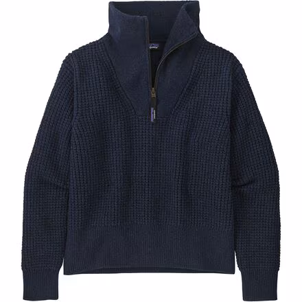 Recycled Wool-Blend 1/4-Zip Sweater - Women's