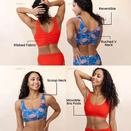 4-Way Bralette Bikini Top - Women's