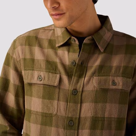 Cotton Flannel Button-up - Men's