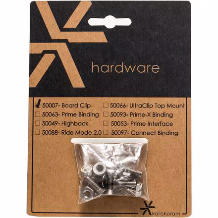 Splitboard Clip Stainless Steel Mounting Hardware