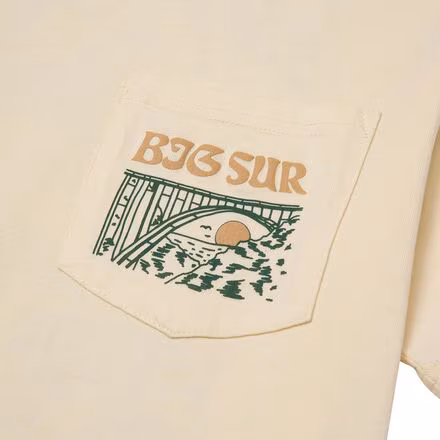 Big Sur Bridges Puff Print Pocket T-Shirt - Men's