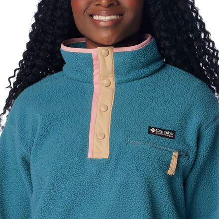 Helvetia Cropped Half Snap Pullover - Women's