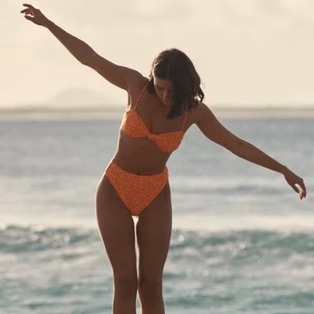 Allegra Hi Waist Bikini Bottom - Women's