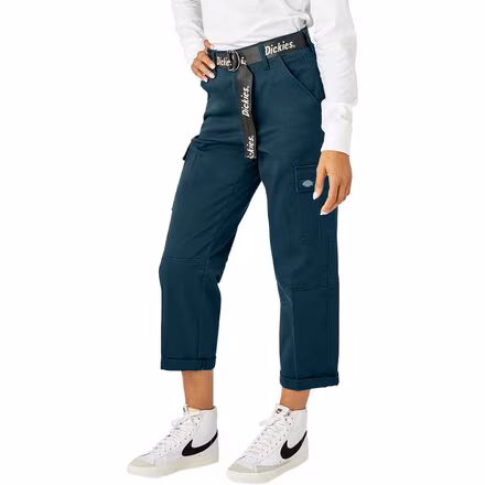 Relaxed Fit Cropped Cargo Pant - Women's
