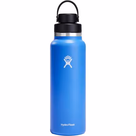 40oz Wide Mouth Water Bottle + Flex Chug Cap
