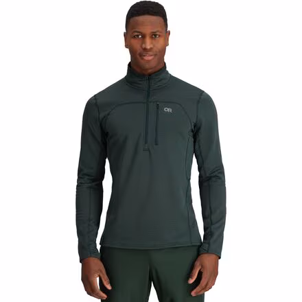 Vigor Grid Fleece Half-Zip Jacket - Men's