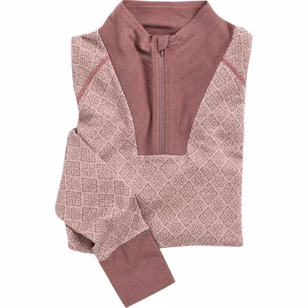 Voss Cashmere Mix 1/2-Zip Top - Women's