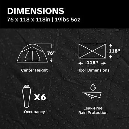 Halo Tent: 6-Person 3-Season