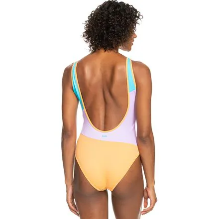 Colorblock Party One Piece Swim Suit - Women's