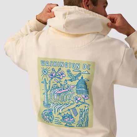 Washington DC Poster Hoodie