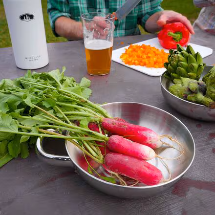 Glacier Stainless Bowl with Handle