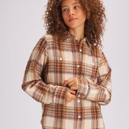 Plaid Flannel Shirt - Women's