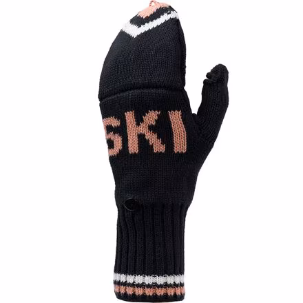 Intarsia Ski Mitten - Women's