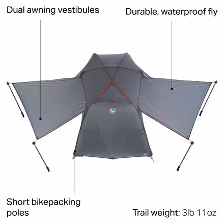 Copper Spur HV UL3 Bikepack Tent: 3-Person 3-Season