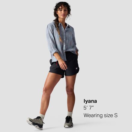 Range Long-Sleeve Plaid Shirt - Women's