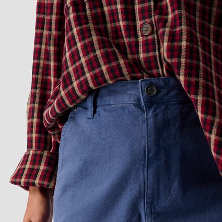 Cotton Canvas Workwear Short - Women's