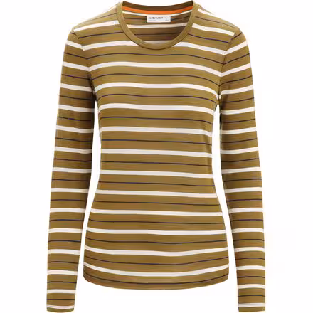 Wave Stripe Long-Sleeve T-Shirt - Women's