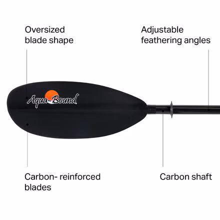 Manta Ray Carbon 2-Piece Snap-Button Paddle - 2022