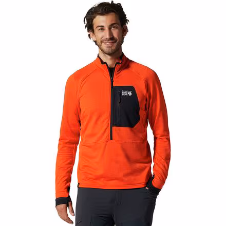 Polartec Power Grid Half-Zip Jacket - Men's