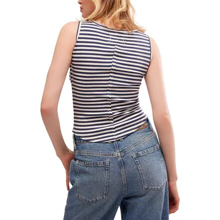 Hummingbird Stripe Tank Top - Women's